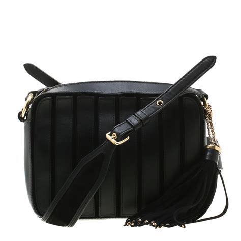 michael kors brooklyn larger camera crossbody|Michael Kors Brooklyn Striped Large Camera Bag Crossbody.